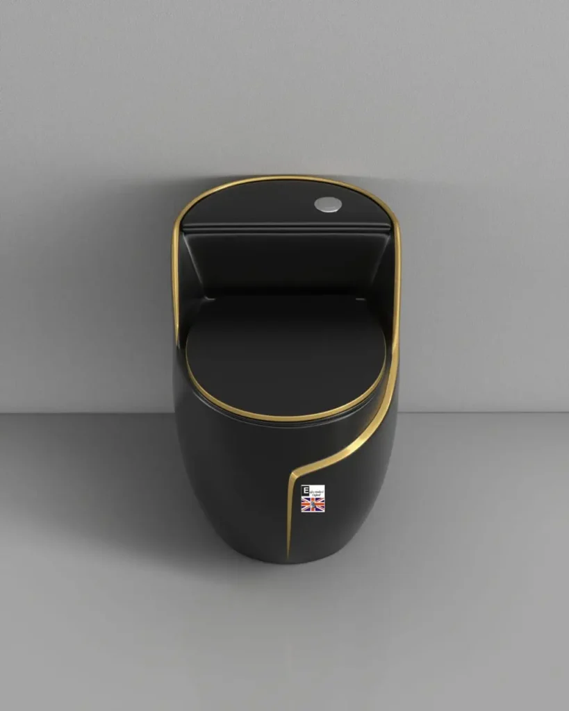 Black/ Gold line w/c