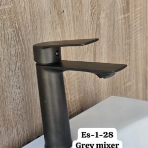 Grey mixer tap