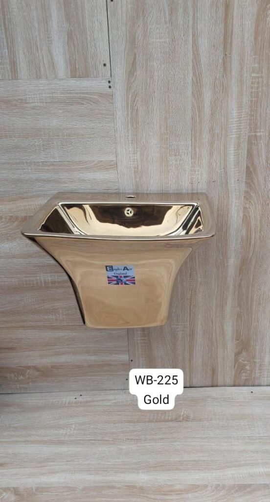 Gold hung basin