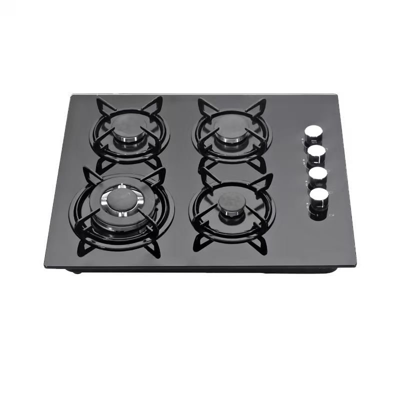 4 Burner gas cooker (glass)