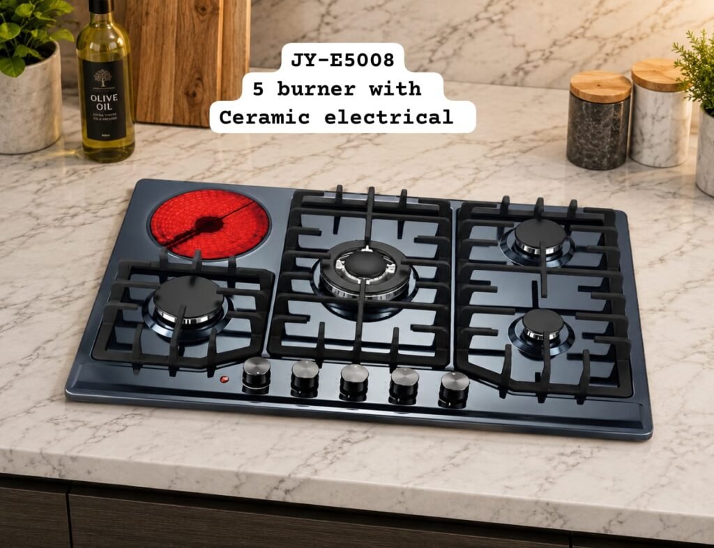 5 Burner with ceramic Electrical