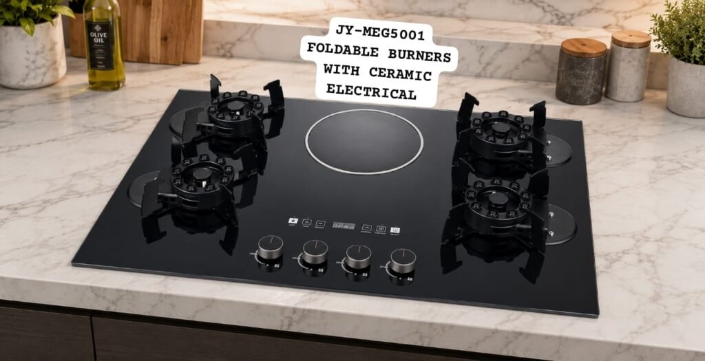 Foldable Burners with ceramic Electrical