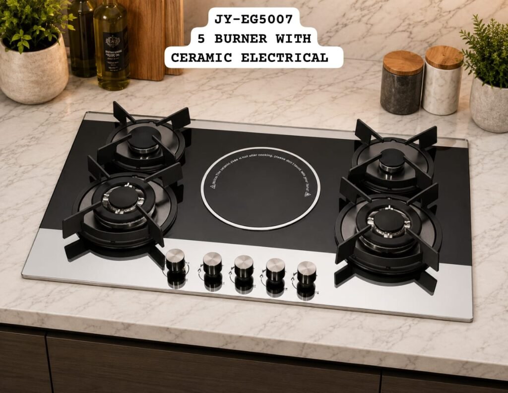 5 Burner with ceramic Electrical