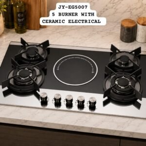 5 Burner with ceramic Electrical